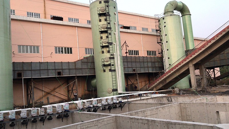 玻璃钢除尘脱硫塔