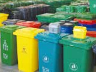 玻璃钢模压垃圾箱